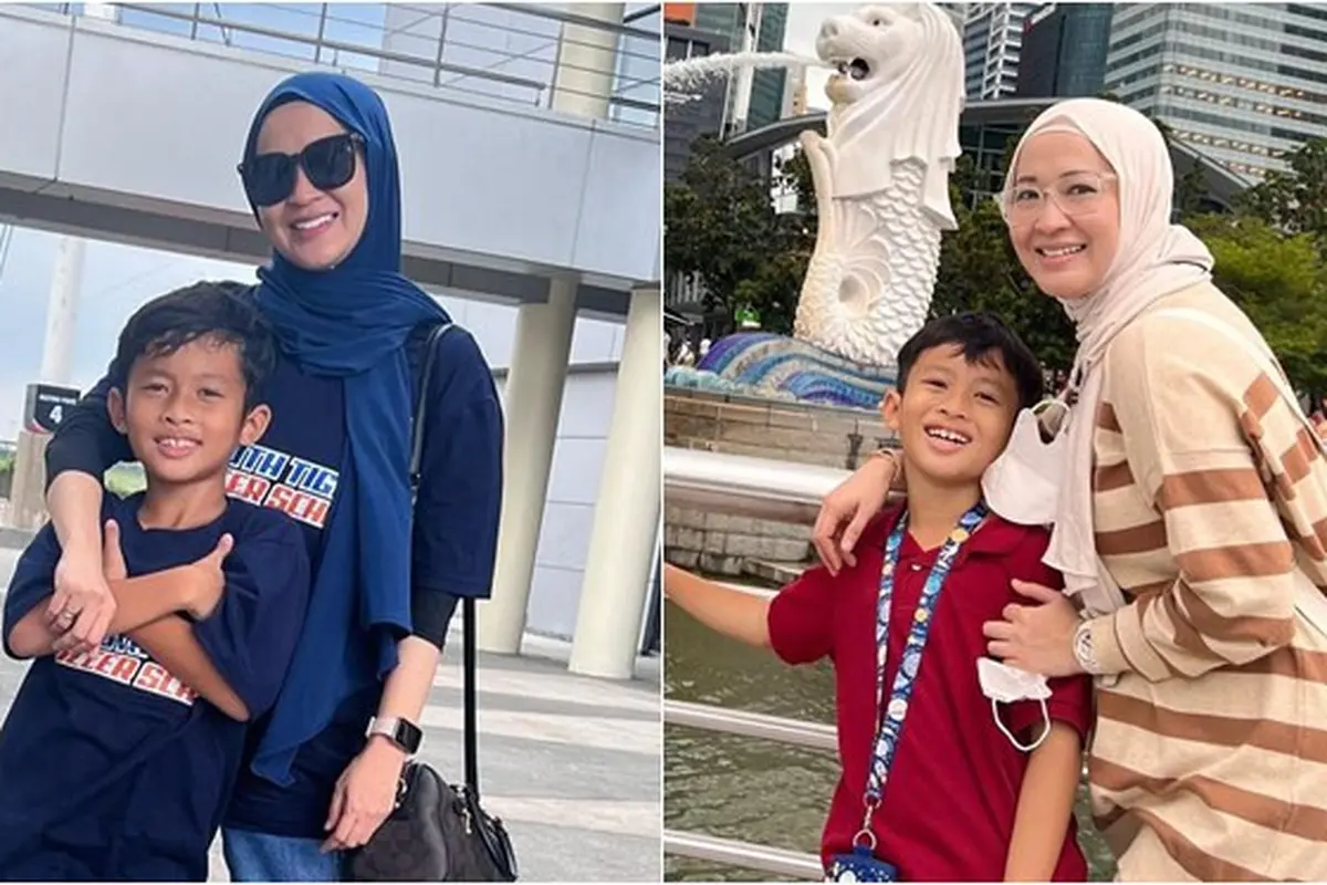 7 Potret Kompak Okie Agustina dan Miro Materazzi, Putra Tunggalnya dengan Gunawan Dwi Cahyo