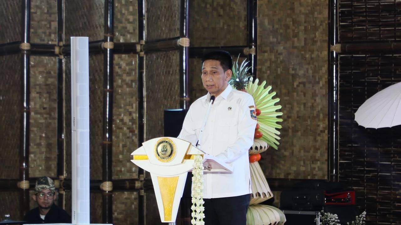 Wamendagri Wiyagus dalam acara Musrenbang RKPD Provinsi Jabar Tahun 2027