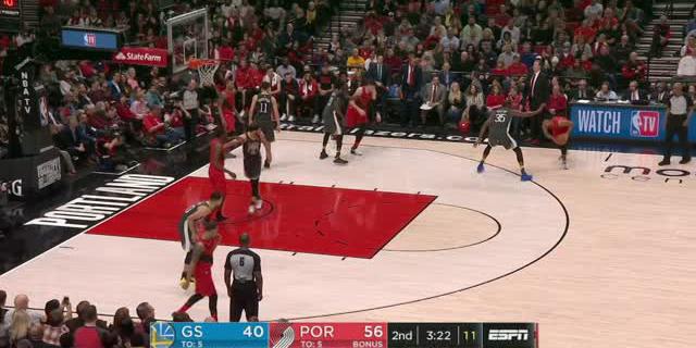 VIDEO : Cuplikan Pertandingan NBA, Blazers 123 vs Warriors 117