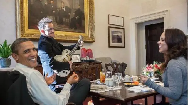 Bono U2 dan Barrack Obama