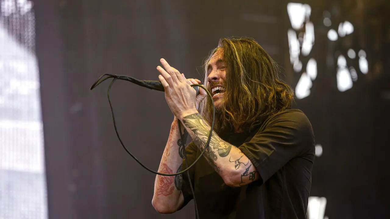 Brandon Boyd dari Incubus. (Foto: Amy Harris/Invision/AP)