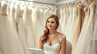 Tips Fitting Gaun Pengantin Anti Gagal (Ilustrasi Gambar Qwen AI)