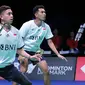 Ganda putra Indonesia Fajar Alfian/Muhammad Rian Ardianto lolos ke final Denmark Open 2022. Pasangan peringkat enam dunia itu menyingkirkan&nbsp;Ong Yew Sin/Teo Ee Yi dari Malaysia 21-16 dan 22-20 di Arena Fyn, Odense, Denmark, Sabtu (22/10) malam WIB.(foto: PBSI)