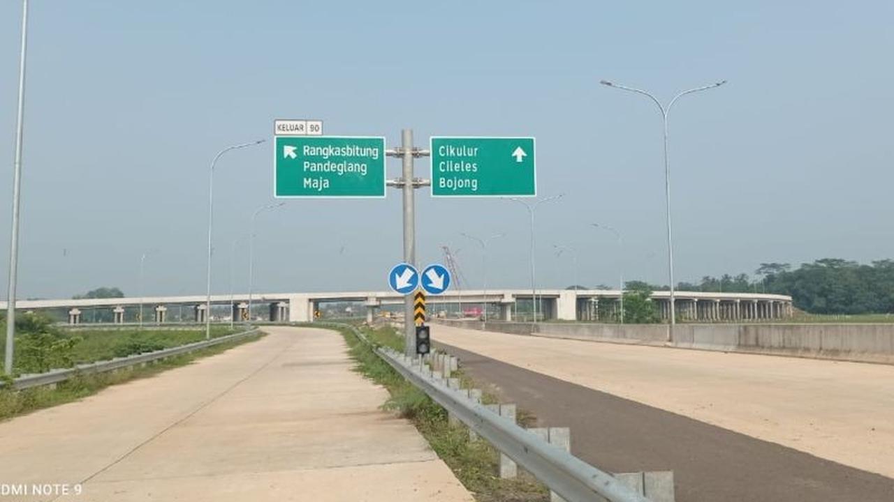 Tol Rangkasbitung-Cileles Seksi II Dibuka Gratis untuk Arus Mudik Lebaran 2026