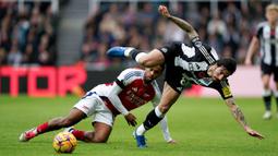Hasil ini membuat Newcastle menempati posisi sembilan klasemen sementara Premier League dengan 15 poin. Sementara Arsenal turun ke peringkat empat dengan 18 angka. (Owen Humphreys/PA via AP)