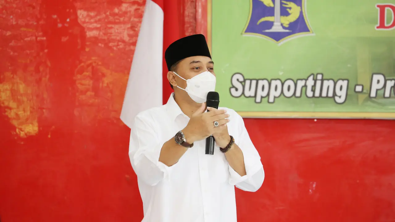 Wali Kota Surabaya Eri Cahyadi. (Dian Kurniawan/Liputan6.com)