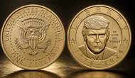 Percetakan Uang AS Rilis Koin $1 Gambar Trump, Ludes dalam Hitungan Jam