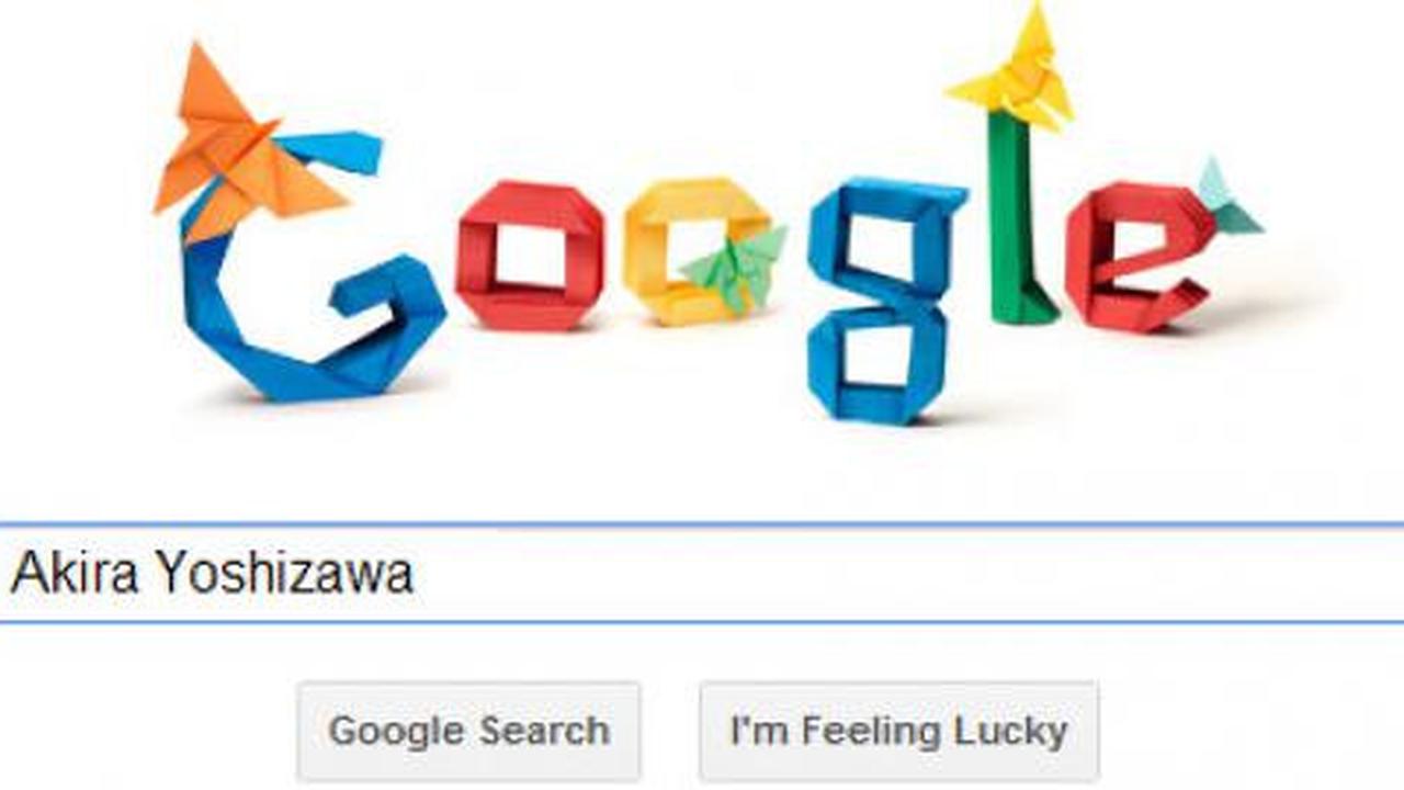 Tema origami menjadi logo Google Doodle hari ini