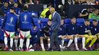 Pelatih Timnas Italia, Luciano Spalletti. (AP Photo/Alessandra Tarantino)