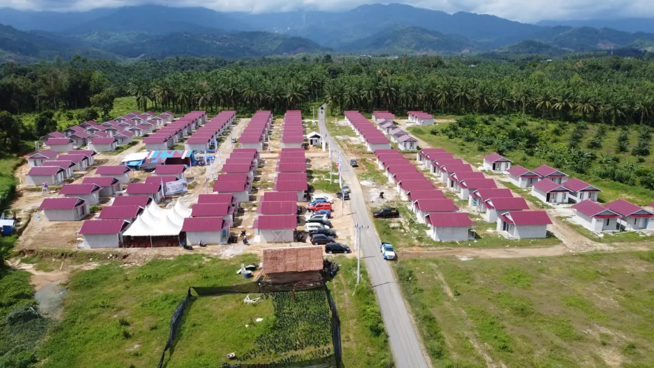 Korban banjir bandang dan tanah longsor di Kabupaten Luwu Utara, Sulawesi Selatan (Sulsel) sudah dapat menempati Hunian Tetap (Huntap) bantuan pemerintah.