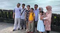 Wakil Presiden RI, Jusuf Kalla, sedang berlibur di Bali, pada pergantian tahun. (Istimewa)