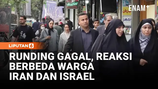Negosiasi 21 Jam Gagal, Warga Iran & Israel Berikan Reaksi Berbeda