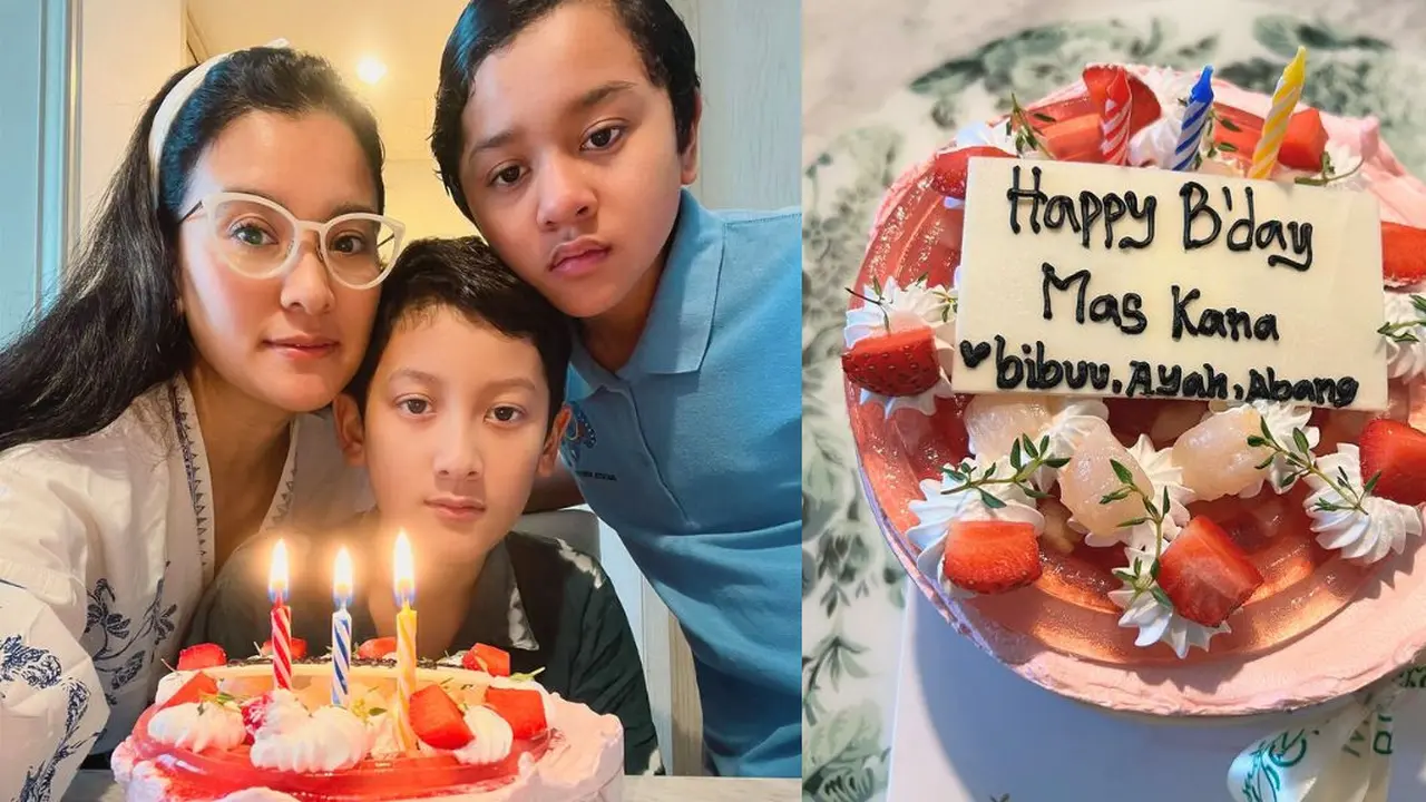 Potret ulang tahun Kana Mahatma anak sulung Marcella Zalianty yang ke-13 tahun (Sumber: Instagram/@marcella.zalianty)