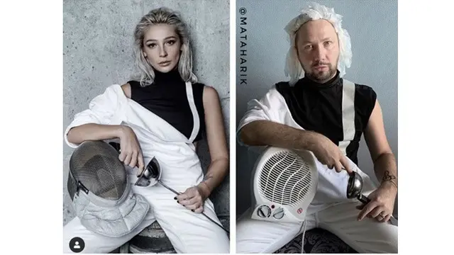5 Parodi Low Budget dari Foto Selebriti Ini Bikin Ngakak
