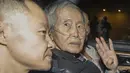 Fujimori, 85, dibebaskan dari penjara dengan alasan kemanusiaan, meskipun ada permintaan dari pengadilan hak asasi manusia regional untuk menunda pembebasannya. (Renato PAJUELO / AFP)