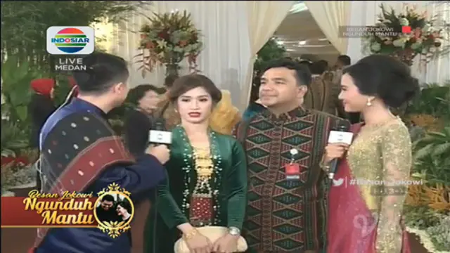 Resepsi Kahiyang-Bobby, Ada Baju Adat dari Sumatera hingga Papua