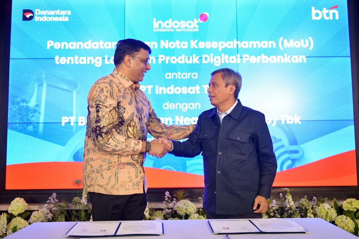 Percepat Inklusi Keuangan, BTN dan Indosat Resmi Kolaborasi Layanan Keuangan Digital