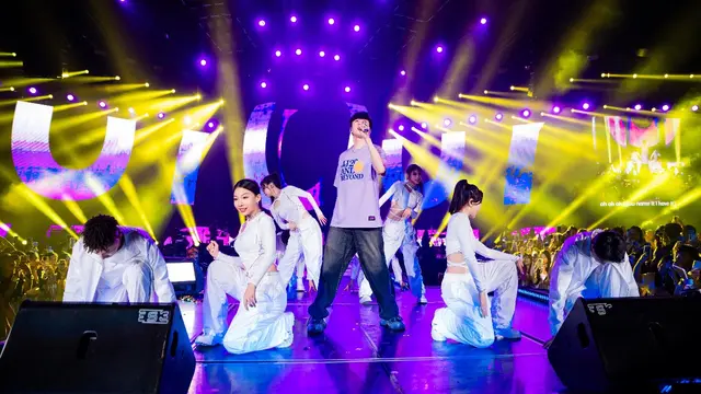 JJ Lin menggelar konser bertajuk "JJ20 WORLD TOUR" di Indonesia Arena, Senayan, Jakarta, pada Sabtu (24/08/24).