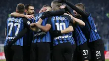 Inter Milan mengalahkan Chievo Verona 5-0 pada giornata ke-15 Serie A 2017-2018 di Giuseppe Meazza, Milan, Minggu (3/12/2017). (AP Photo/Antonio Calanni)