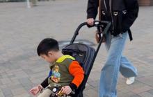Jawaban Santai Sandra Dewi Disebut Sok Sultan Gara-gara Anak Masih Pakai Stroller saat Liburan di Amerika