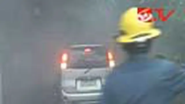 Ditinggal Liburan, Ruko Ludes Terbakar