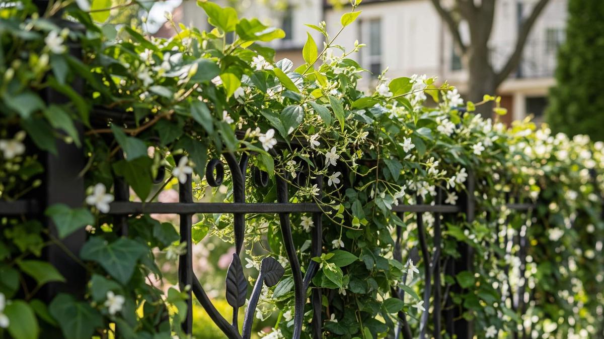 7 Inspirasi Pagar Besi Modern Kombinasi Tanaman Rambat, Cocok untuk Hunian Alami Modern 2025