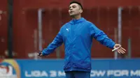 Javier Roca menjadi pelatihPersik Kediri di BRI Liga 1 2021/2022. (Bola.com/Gatot Susetyo)