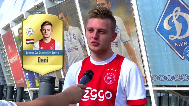 Dani Hagebeuk, pemain e-sports Ajax Amsterdam.