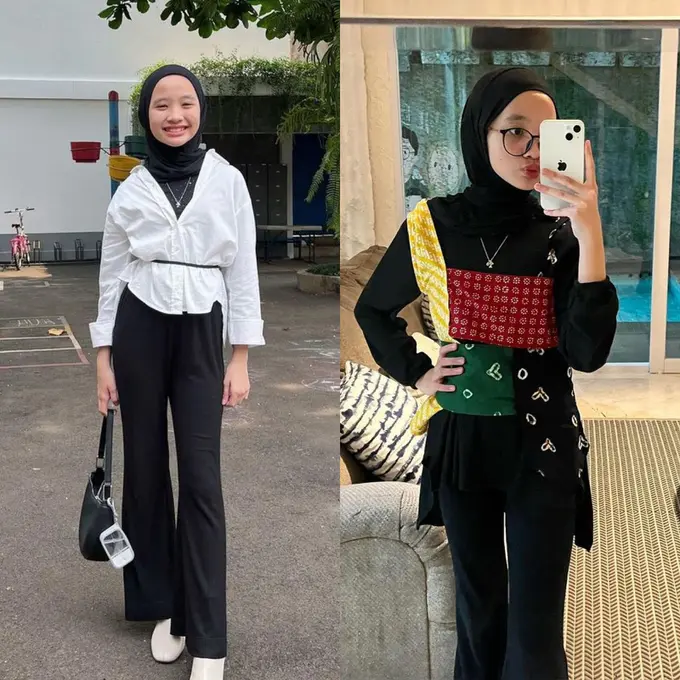 Beranjak Remaja, Intip 6 Gaya Hijab Sybil Anak Sulung Zaskia Adya Mecca yang Makin Stylish Mirip Sang Ibu