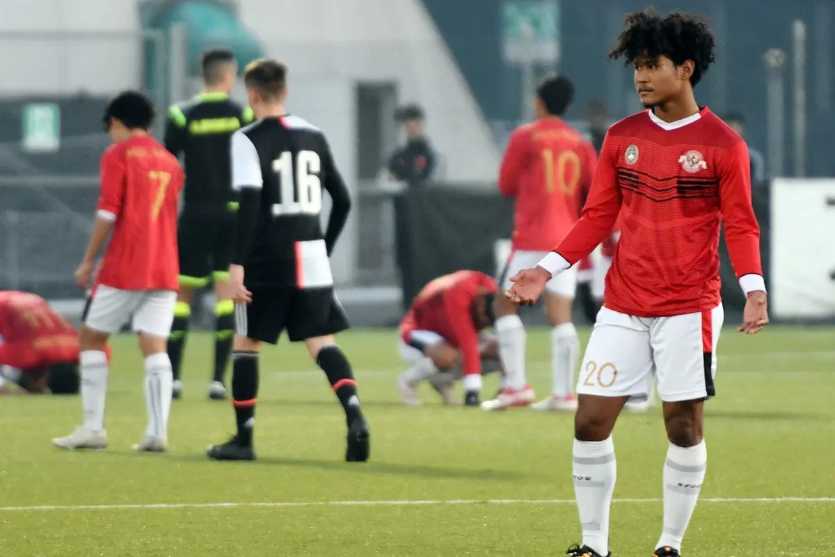 Penyerang Garuda Select, Bagus Kahfi.