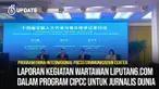 Winda Nelfira, jurnalis liputan6.com menjelaskan terkait dengan kegiatan yang dilakukan dalam menjalani program China International Press Communication Center.