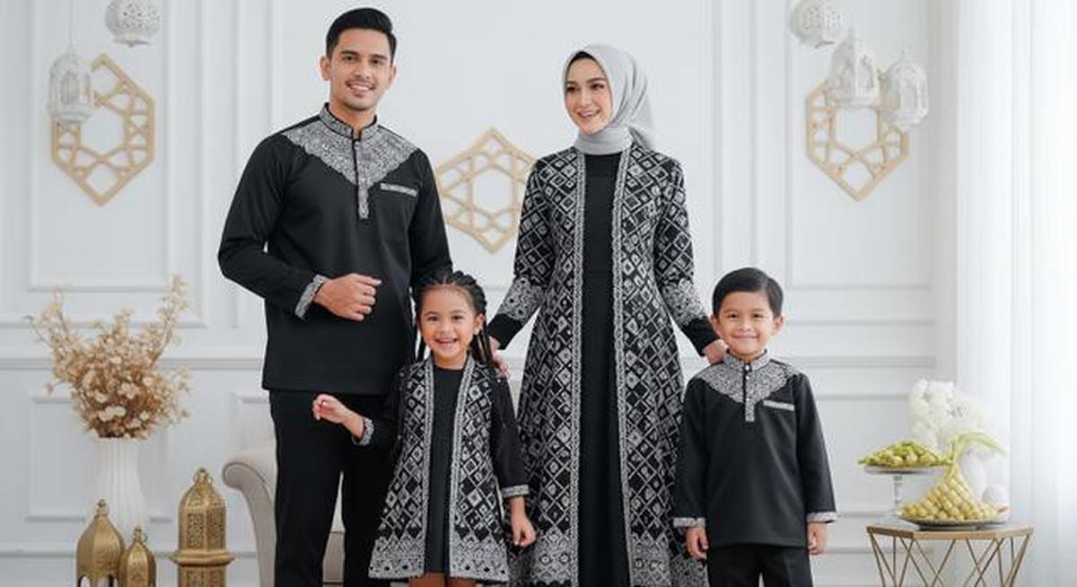 7 Outfit Couple Keluarga Lebaran 2026 Set Seragam, Tampilan Kompak dan Serasi untuk Foto Bersama