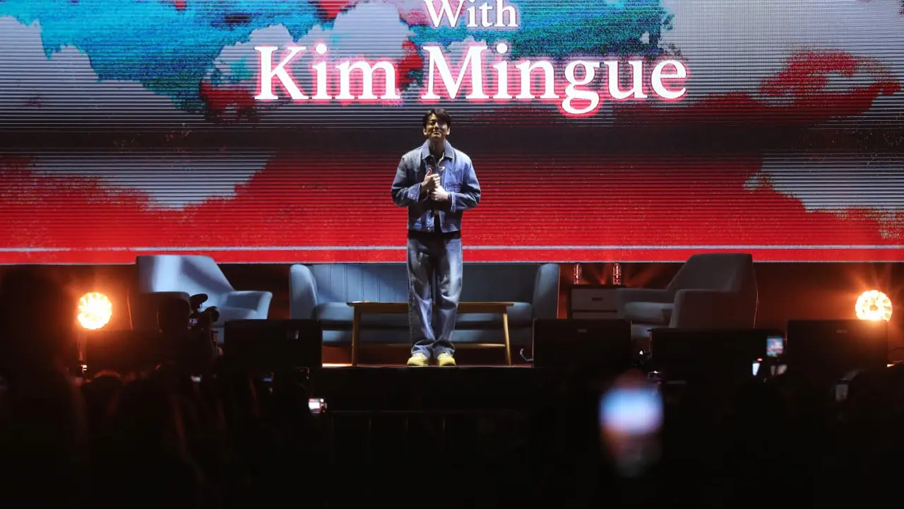 Keseruan Acara FanMeet Kim Mingue
