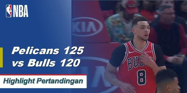 Cuplikan Pertandingan NBA : Pelicans 125 vs Bulls 120
