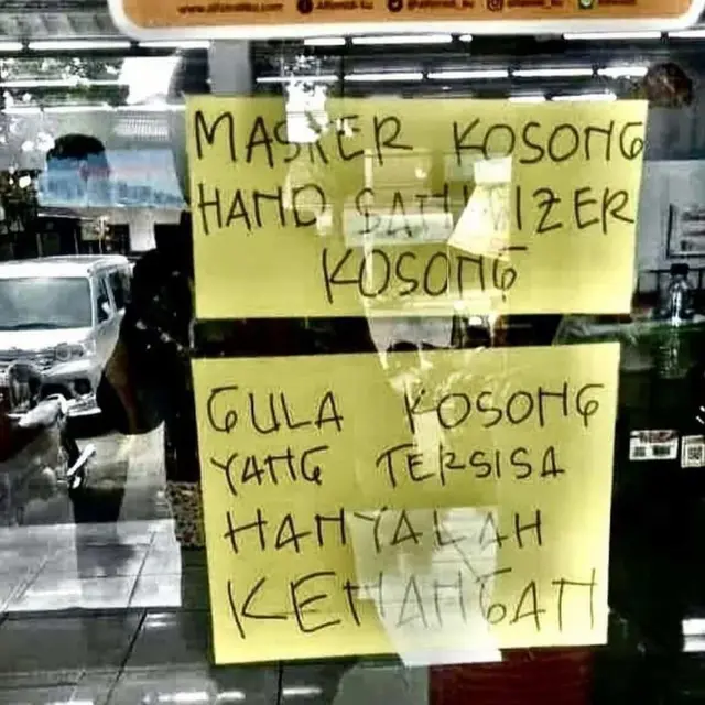6 Tulisan Stok Barang Habis Sekaligus Gombal Ini Bikin Senyum Malu