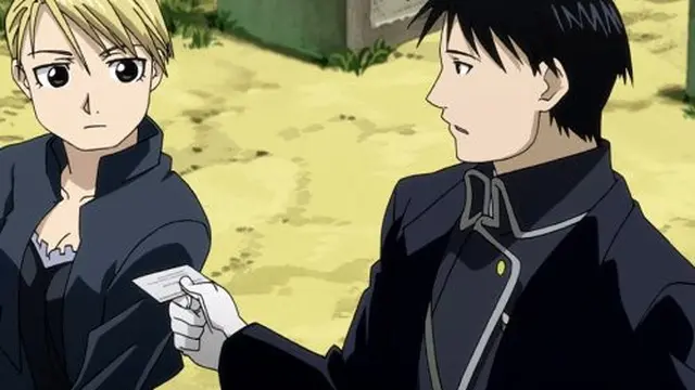 Karakter Riza Hawkeye dalam anime Fullmetal Alchemist (credit: imdb.com)