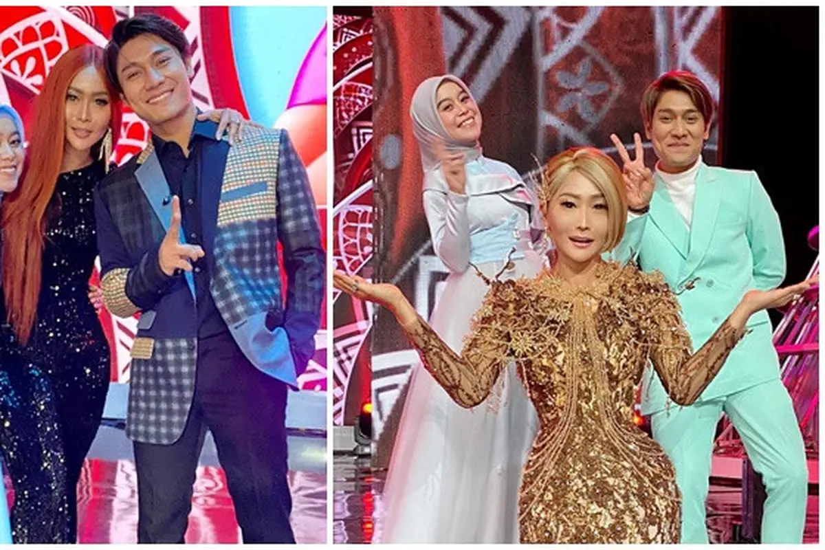 6 Potret Kedekatan Inul Daratista Bareng Lesty Kejora dan Rizky Billar di Panggung LIDA