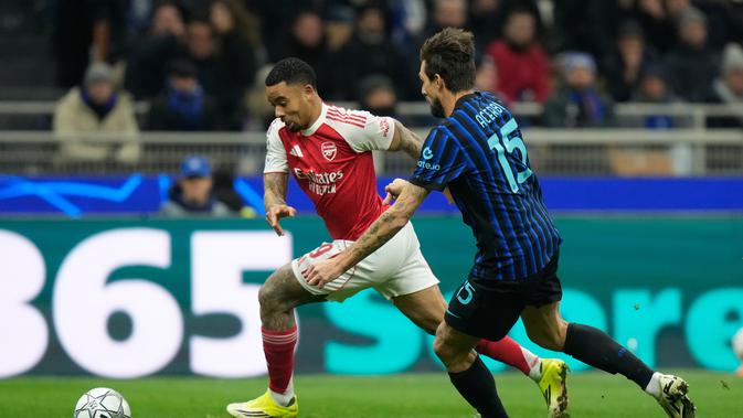 Inter vs Arsenal: Gabriel Jesus Lebih Layak Jadi Starter Ketimbang Viktor Gyokeres?