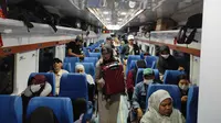 Rakaian Kereta A[i New Generation yang dioperasikan selama arus mudik dan balik Lebaran 2024 (Istimewa)