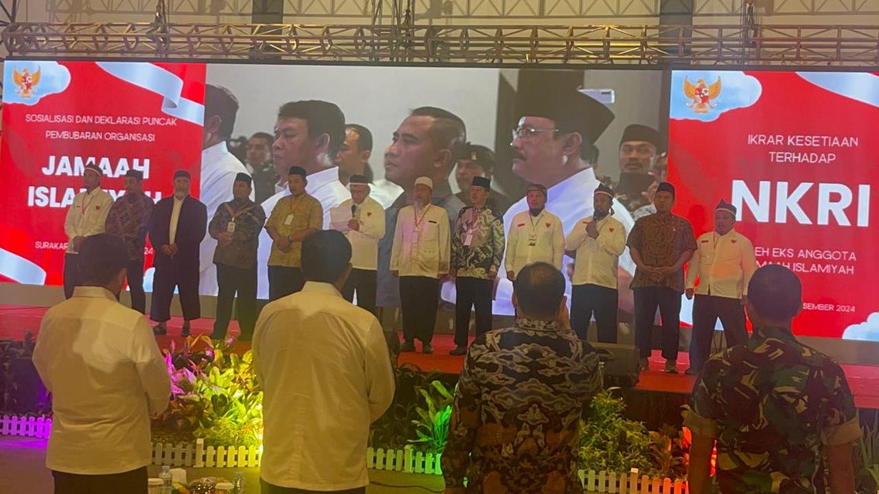Ribuan Anggota Jamaah Islamiyah Bubarkan Diri, Deklarasi Ikrar Setia ke NKRI