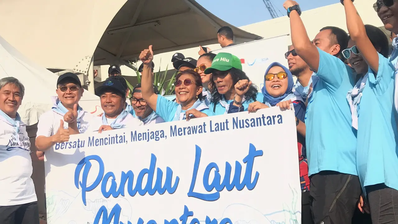 Menteri Kelautan dan Perikanan Susi Pudjiastuti meresmikan 'Pandu Laut Nusantara'. (Liputan6.com/Yunizafira Putri)