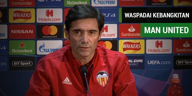 VIDEO: Manchester United Vs Valencia, Pelatih Valencia Waspadai Kebangkitan Red Devils