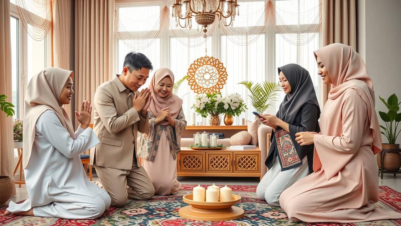 ucapan selamat lebaran untuk orang tua