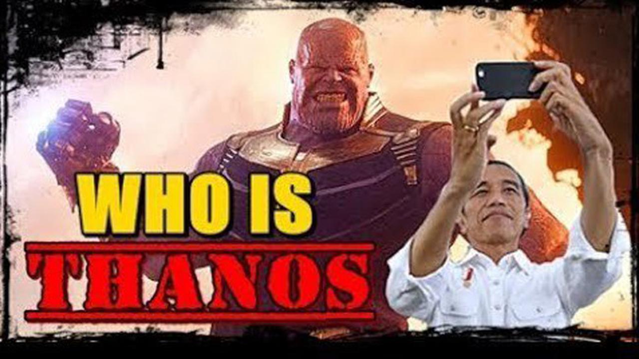 Pidato Jadi Sorotan 8 Meme Kocak Jokowi Vs Thanos Semakin Maju