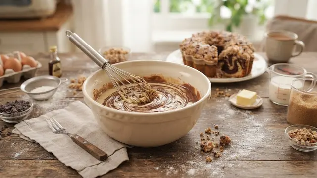 Resep Marble Crumble Cake 2 Telur