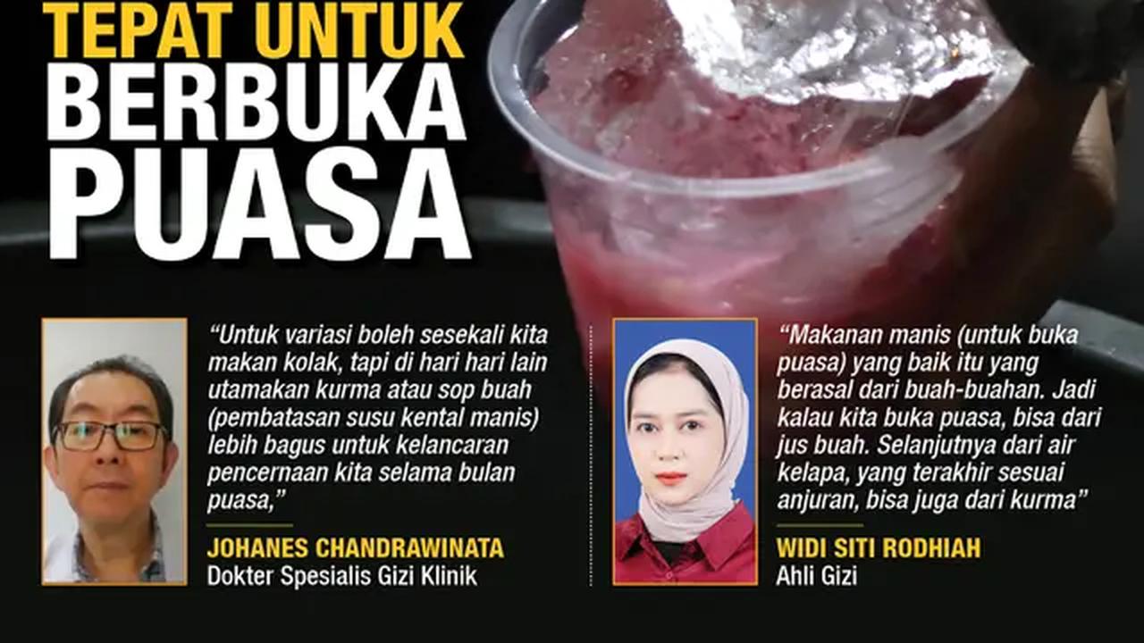 Makanan dan Minuman Manis yang Tepat untuk Berbuka Puasa (Liputan6.com/Abdillah)
