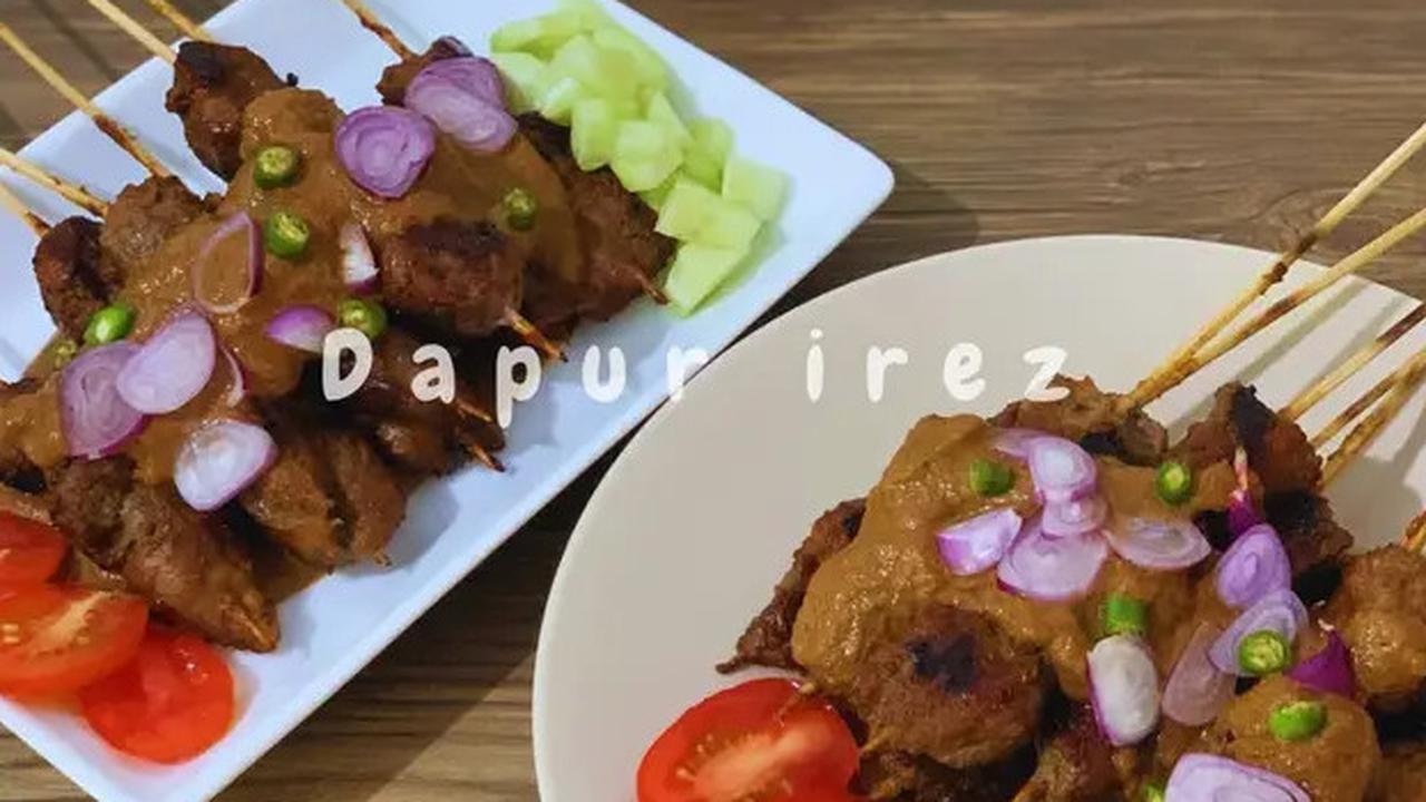 Ilustrasi Sate Kambing Kacang