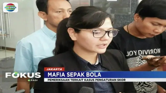 Sekjen PSSI Ratu Tisha kembali diperiksa Satgas Anti-mafia Bola terkait pengaturan skor di Liga Indonesia.