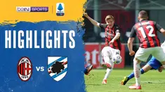 Berita video highlights laga menarik Liga Italia 2020/2021 yang terjadi pada pekan ke-29, yaitu antara AC Milan melawan Sampdoria yang berakhir dengan skor 1-1, Sabtu (3/4/2021) sore hari WIB.