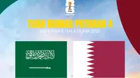 Kualifikasi Piala Dunia 2026 - Arab Saudi dan Qatar Tuan Rumah Putaran 4 Kualifikasi Piala Dunia 2026 (Bola.com/Adreanus Titus)